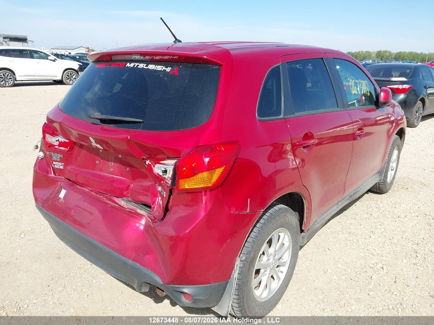 Vin: 4a4aj3au8fe604405, lot: 3076875, mitsubishi rvr se 20154