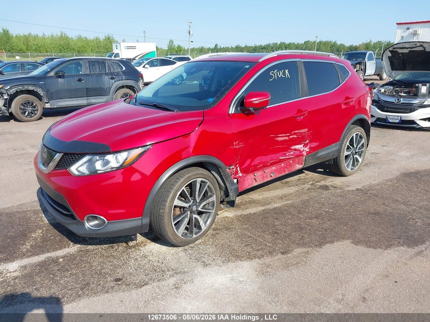 2017 Nissan Qashqai Sl, Left Side, IAAI, VIN JN1BJ1CR7HW100873 — photo 2