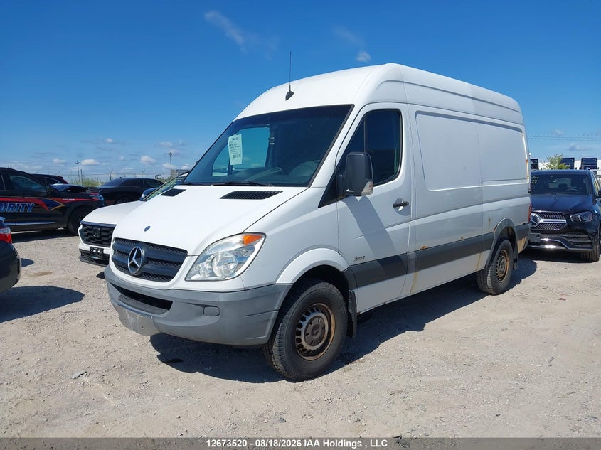 2012 Mercedes-Benz Sprinter, Front, IAAI, VIN WD3BE7CCXC5681889 — photo 2