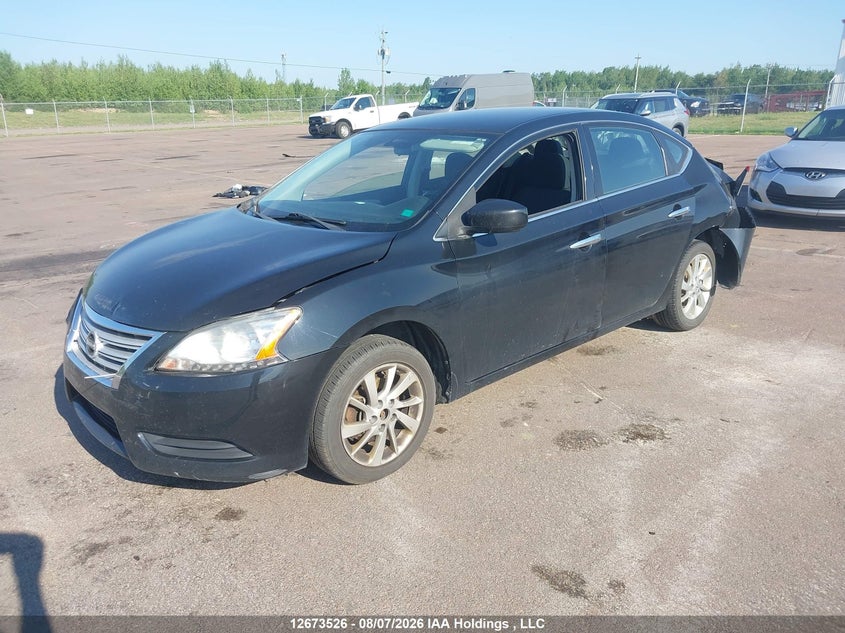 2015 Nissan Sentra, Front, IAAI, VIN 3N1AB7AP2FL657190 — photo 2