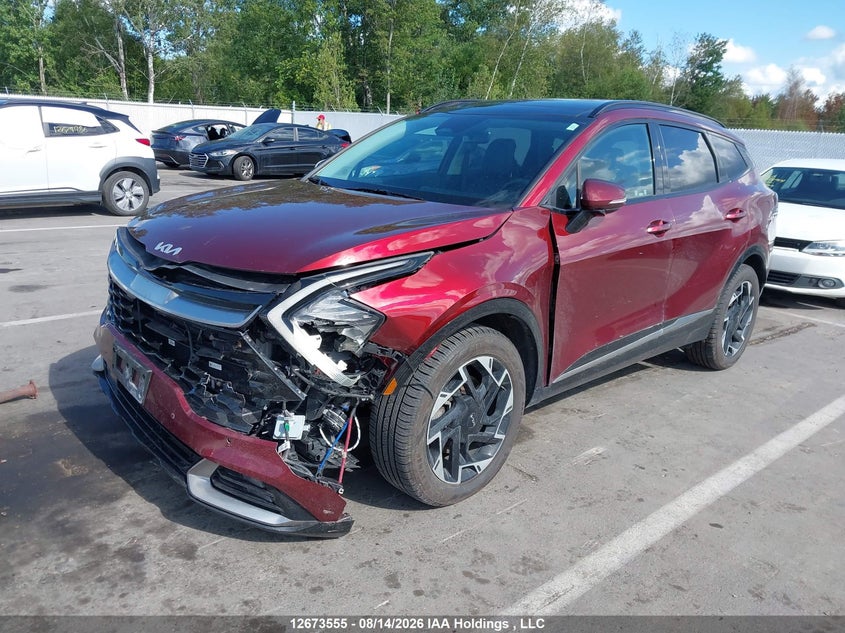 2024 Kia Sportage Plug-In Hybrid Ex Premium, Front, IAAI, VIN KNDPVDDH9R7128457 — photo 2