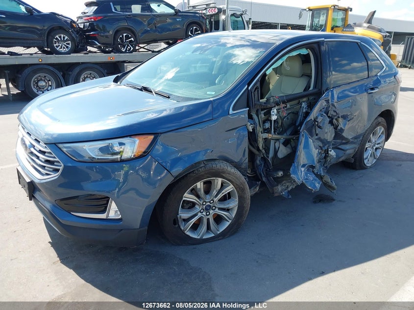 2019 Ford Edge, Left Side, IAAI, VIN 2FMPK4K91KBB23864 — photo 2
