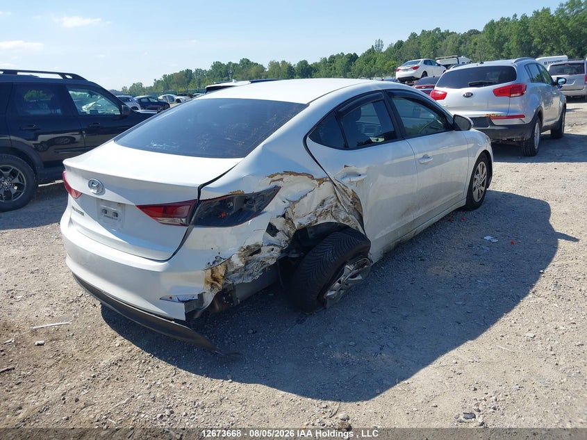 Vin: 5npd74lf6hh109081, lot: 3077102, hyundai elantra se 20174