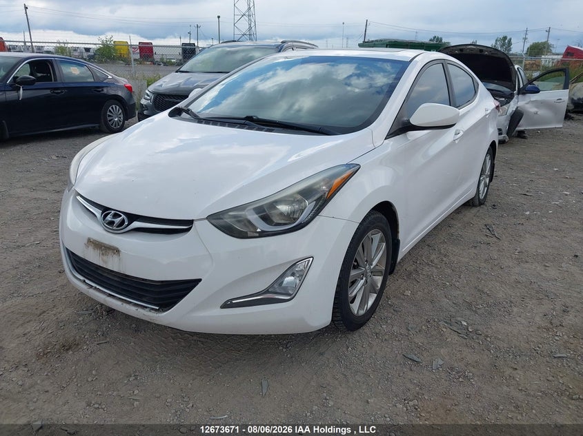 Vin: kmhdh4ae0fu417742, lot: 3077105, hyundai elantra sport appearance 20152