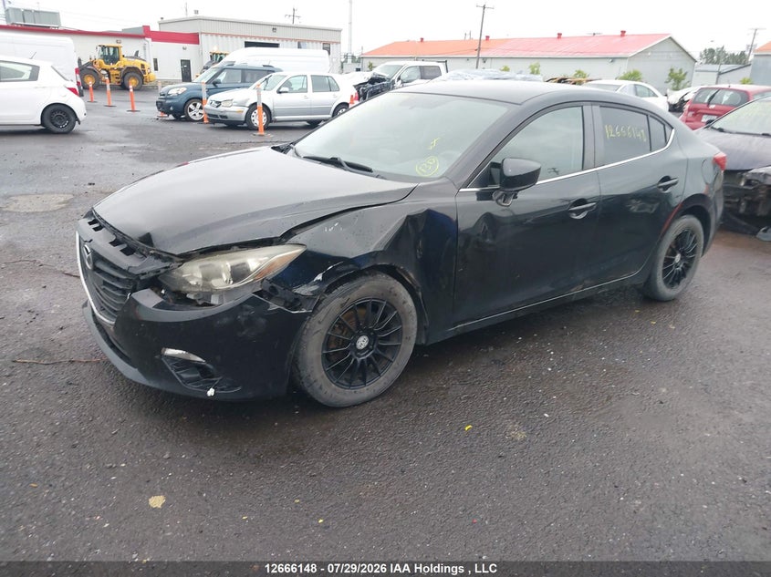 Vin: jm1bm1v75e1128910, lot: 3077133, mazda mazda3 gs-sky 20142