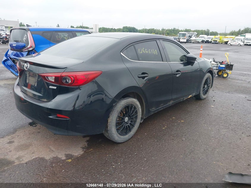 Vin: jm1bm1v75e1128910, lot: 3077133, mazda mazda3 gs-sky 20144