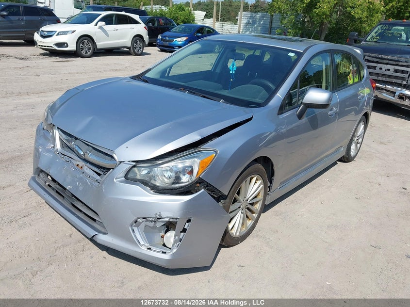 2013 Subaru Impreza, Удар спереди, IAAI, VIN JF1GPAD6XD2884477 — фото 2
