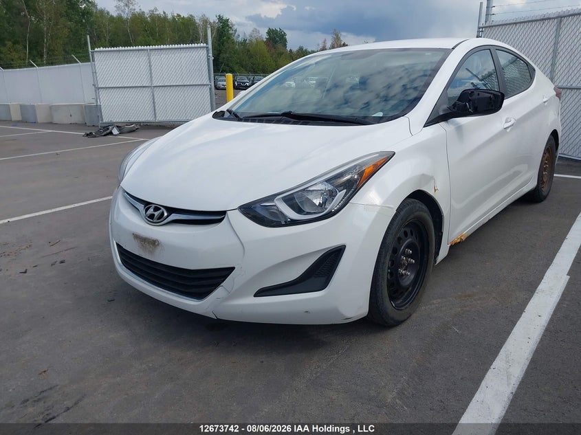 Vin: 5npdh4aexfh564200, lot: 3077181, hyundai elantra limited 20152