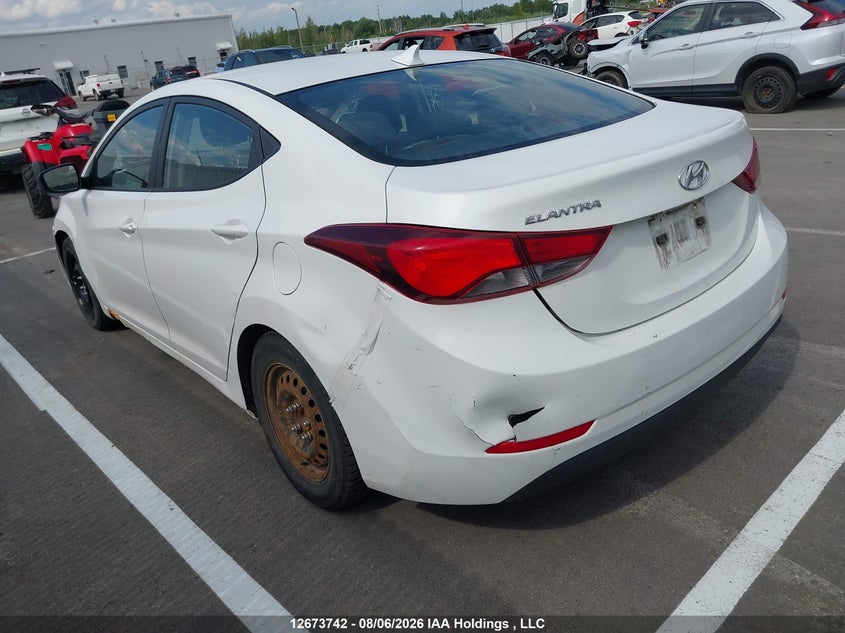 Vin: 5npdh4aexfh564200, lot: 3077181, hyundai elantra limited 20153