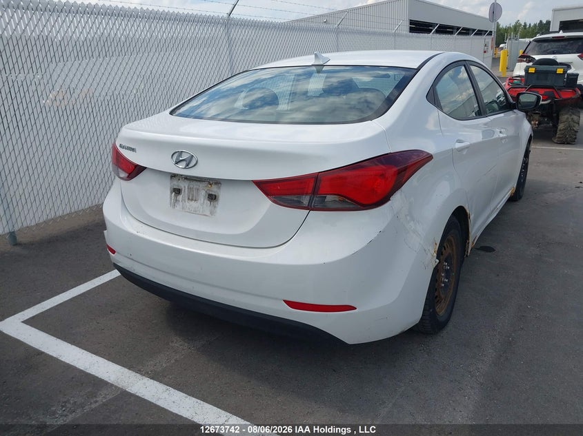 Vin: 5npdh4aexfh564200, lot: 3077181, hyundai elantra limited 20154