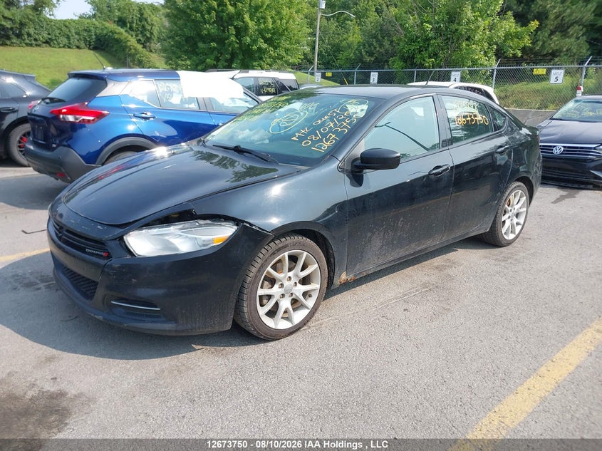 Vin: 1c3cdfba8dd225828, lot: 3077189, dodge dart sxt/rallye 20132