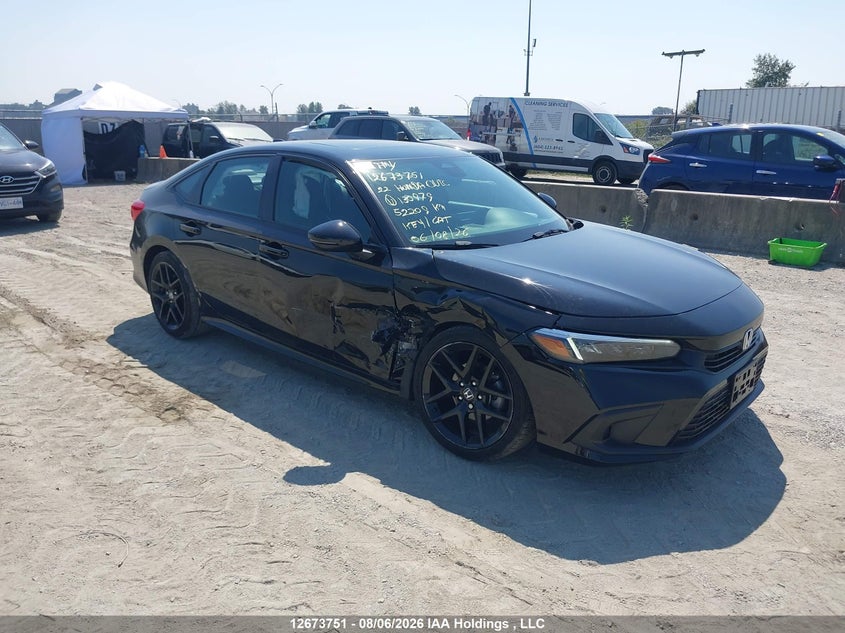 Vin: 2hgfe2f51nh130979, lot: 3077190, honda civic sport 2022 img_1