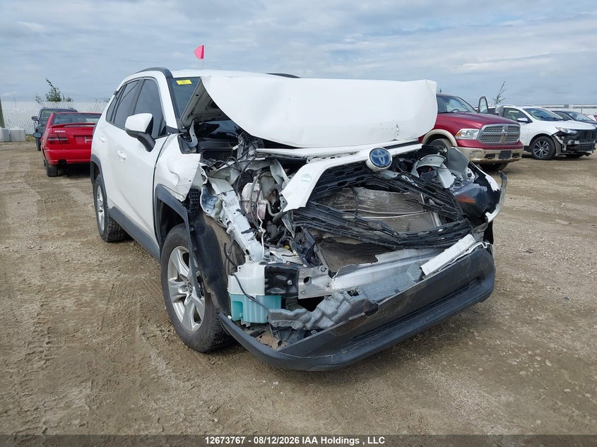 2019 Toyota Rav4 Hybrid, Front, IAAI, VIN 2T3BWRFV3KW002192