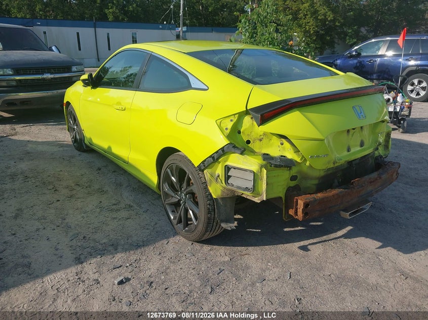 Vin: 2hgfc4a81kh401232, lot: 3077210, honda civic sport 20193