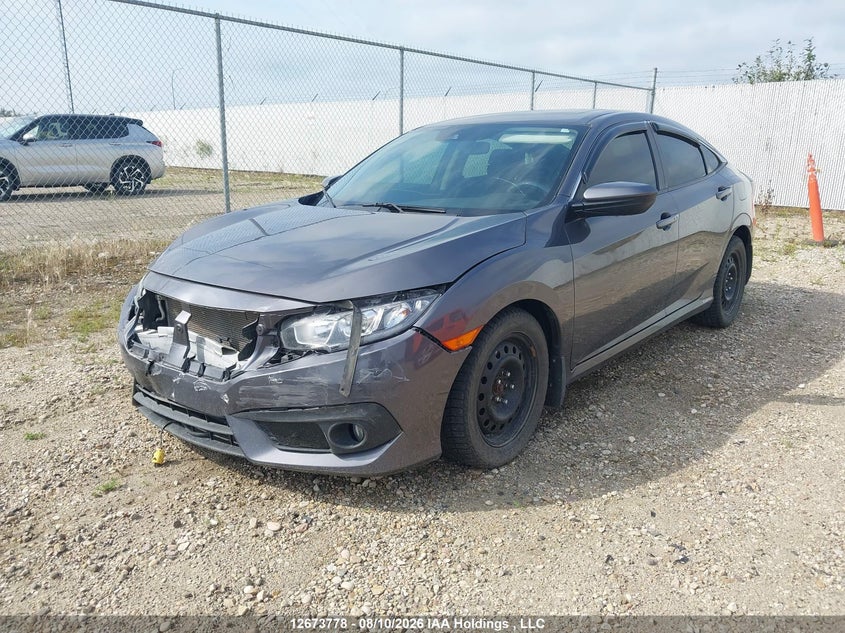 Vin: 2hgfc1f41jh102634, lot: 3077220, honda civic ex-t 20182