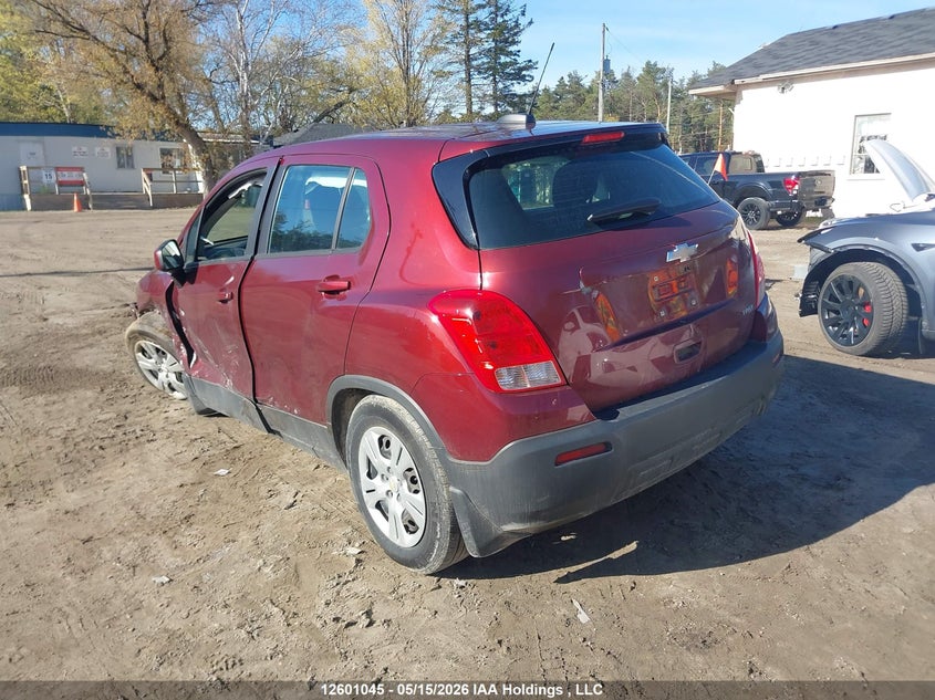 Vin: 3gncjksb2gl245245, lot: 3077266, chevrolet trax ls 20163