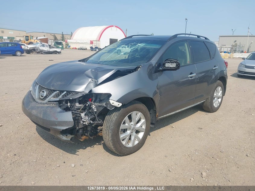 2013 Nissan Murano S/Sl/Le, Front, IAAI, VIN JN8AZ1MW0DW321445 — photo 2