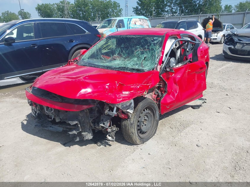 Vin: 2hgfc2f50mh015102, lot: 3077277, honda civic lx 20212
