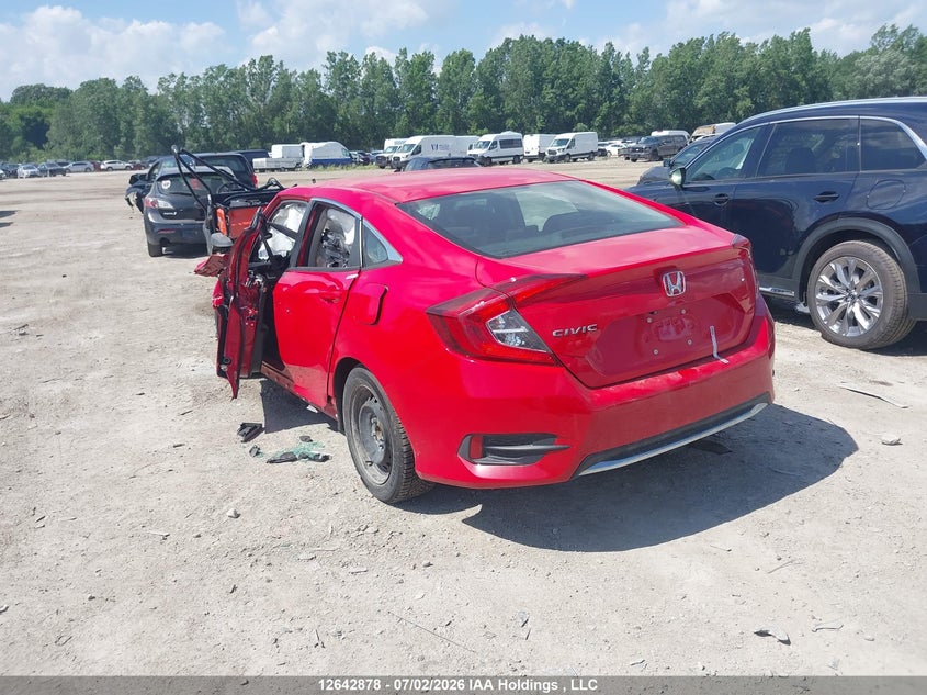 Vin: 2hgfc2f50mh015102, lot: 3077277, honda civic lx 20213