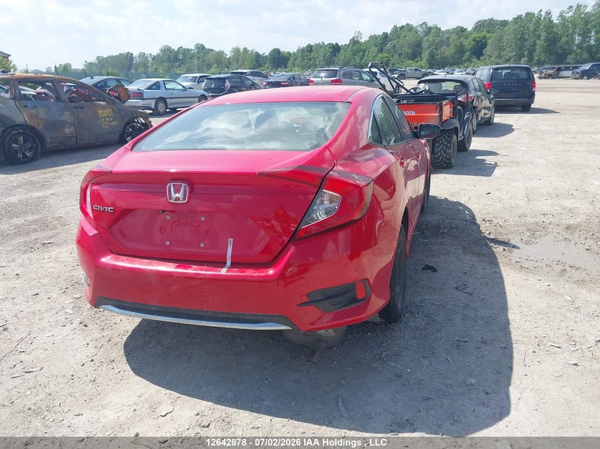 Vin: 2hgfc2f50mh015102, lot: 3077277, honda civic lx 20214