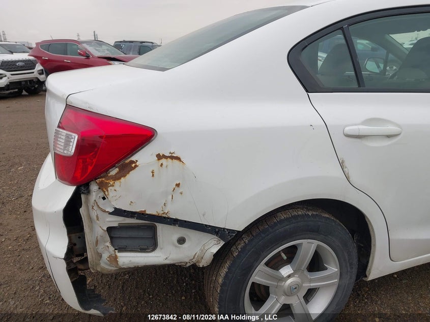 2012 HONDA CIVIC SEDAN 1.8L I-4 VVT, 140HP