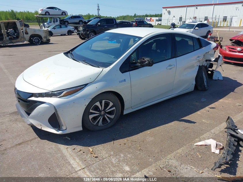 Vin: jtdkarfp3j3069568, lot: 3077312, toyota prius prime 20182