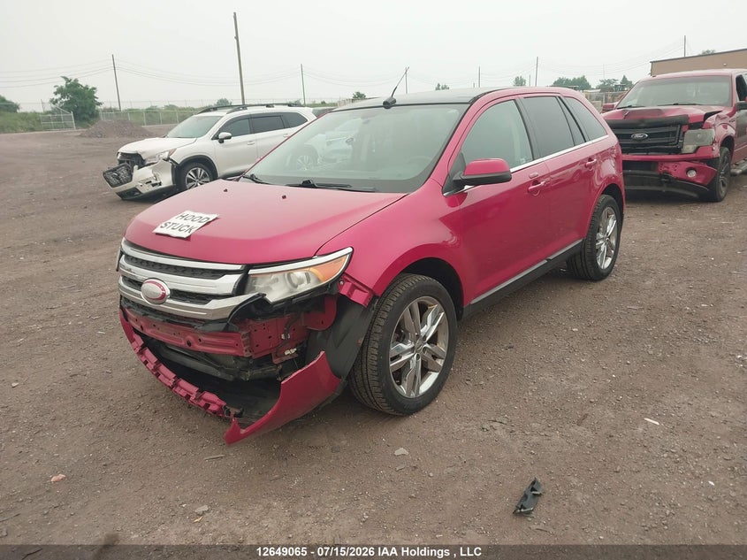 Vin: 2fmdk4kcxbbb22470, lot: 3077321, ford edge limited 20112