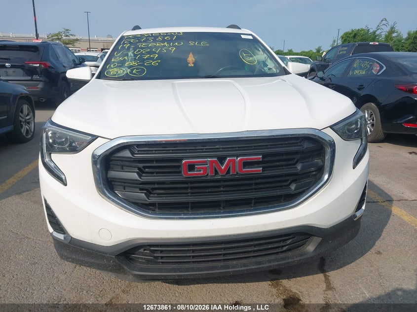 2019 GMC TERRAIN SPORT UTILITY VEHICLE 2.0L I-4 DI, DOHC, VVT, TURBO, 252HP