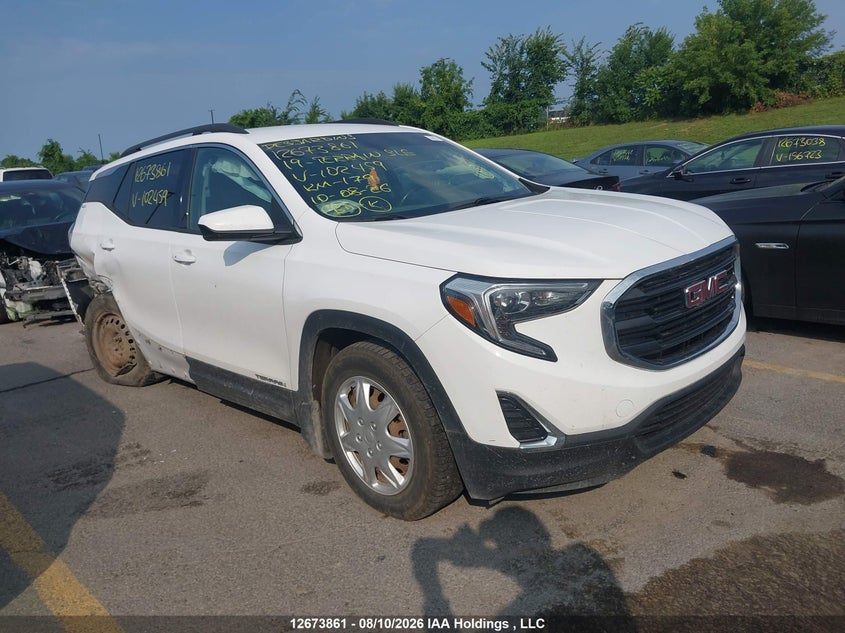2019 GMC Terrain Sle, Right Rear, IAAI, VIN 3GKALTEX2KL102459