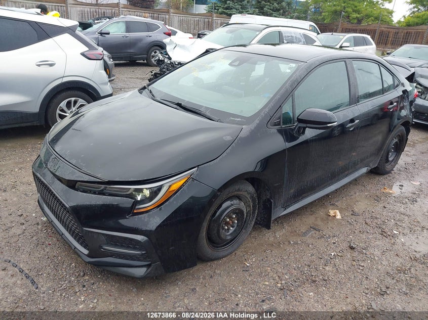 Vin: 5yfb4rbe2lp017614, lot: 3077344, toyota corolla se/xse 20202