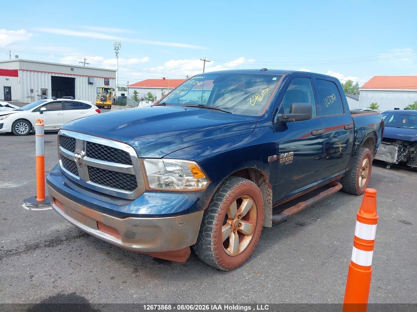 2023 RAM 1500, Rear, IAAI, VIN 3C6RR7LT1PG620879 — photo 2
