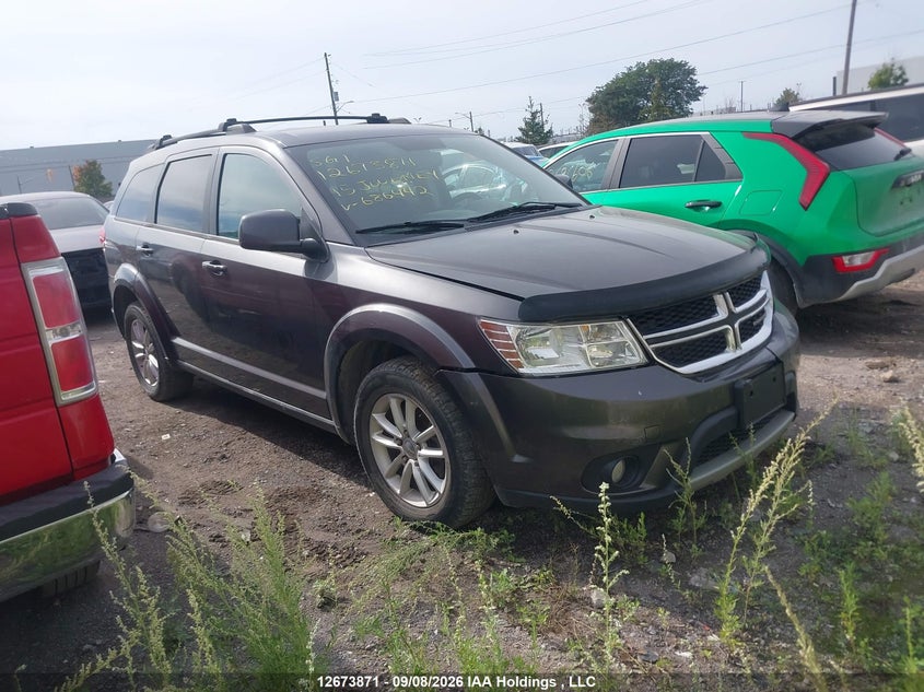 2015 Dodge Journey Sxt/Limited, Удар спереди, IAAI, VIN 3C4PDCCG6FT686442