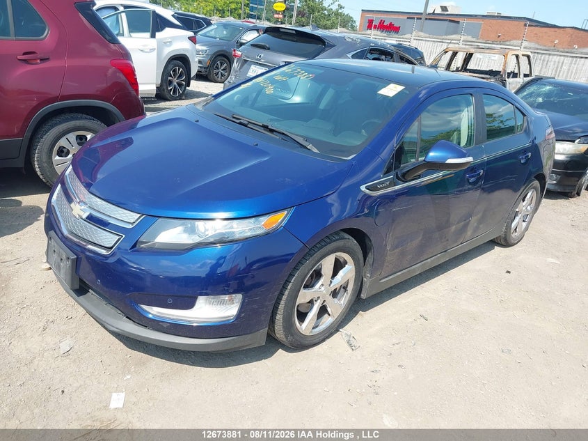 2012 Chevrolet Volt, Удар спереди, IAAI, VIN 1G1RB6E43CU120400 — фото 2