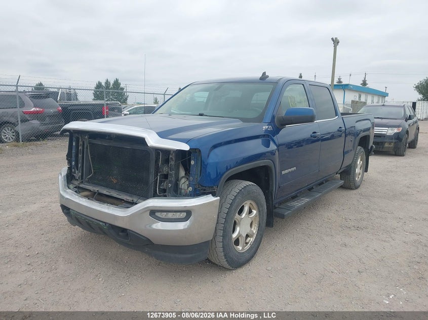 2017 GMC Sierra, Удар спереди, IAAI, VIN 3GTU2MEC5HG246040 — фото 2