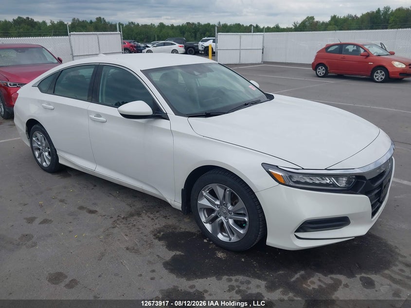 Vin: 1hgcv1e18ja804811, lot: 3077397, honda accord lx 20181