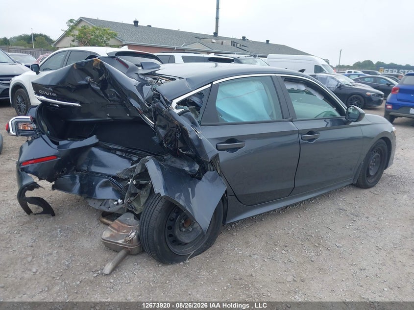 Vin: 2hgfe2f24nh128441, lot: 3077401, honda civic lx 20224