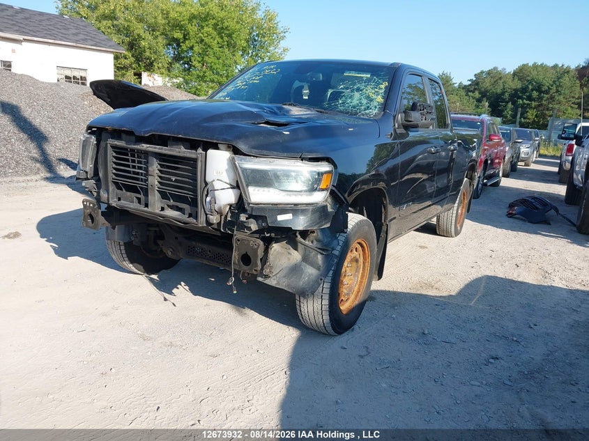 2020 RAM 1500, Front, IAAI, VIN 1C6SRFET4LN161308 — photo 2