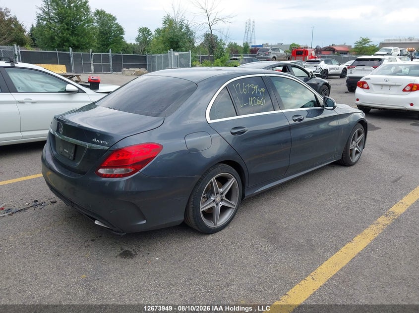 Vin: 55swf4kb9gu112661, lot: 3077430, mercedes-benz c 300 4matic 20164