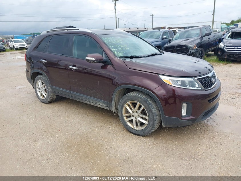 Vin: 5xykt3a61fg661804, lot: 3077485, kia sorento lx 2015 img_1