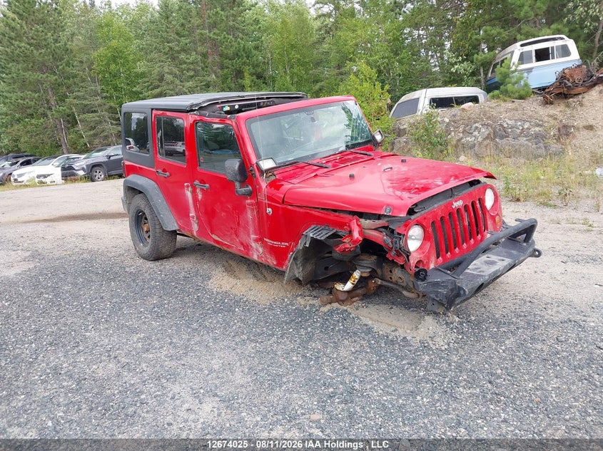 2012 Jeep Wrangler Unlimited Sport, All Over, IAAI, VIN 1C4BJWDG5CL230782