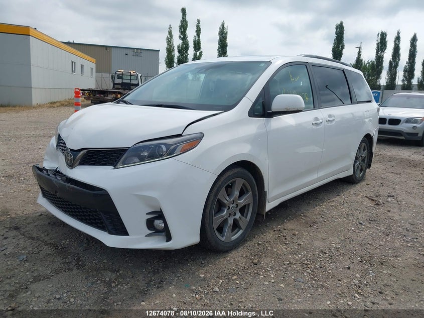 2019 Toyota Sienna, Удар сзади, IAAI, VIN 5TDXZ3DC3KS982486 — фото 2