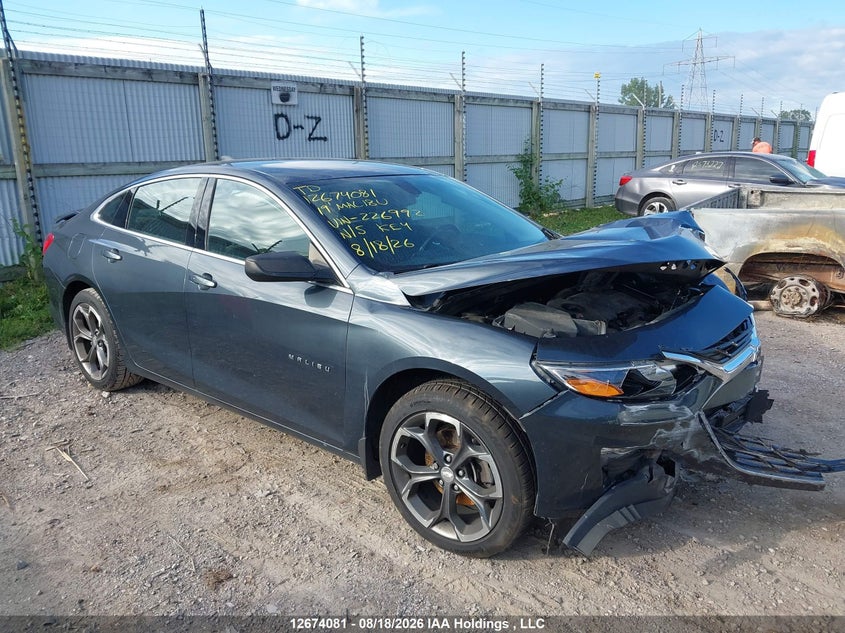 Vin: 1g1zg5st0kf226992, lot: 3077564, chevrolet malibu rs 2019 img_1