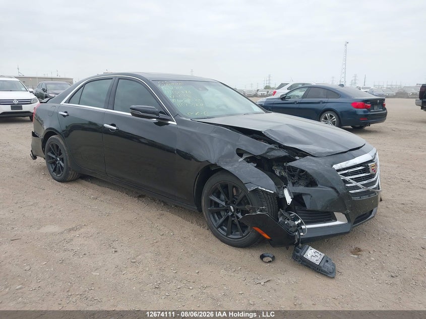 2017 Cadillac Cts Turbo Luxury, Front, IAAI, VIN 1G6AX5SX1H0132478