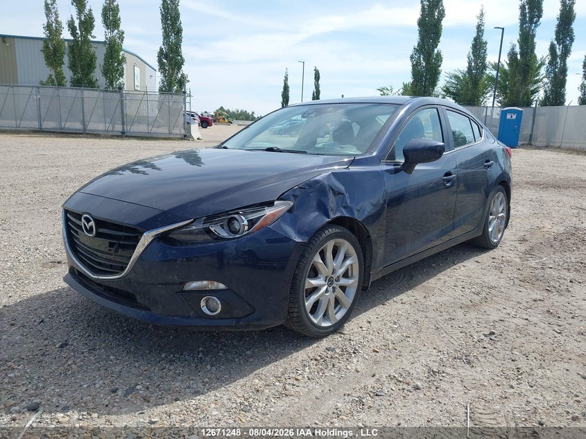 Vin: jm1bm1w37f1273895, lot: 3077638, mazda 3 grand touring 20152