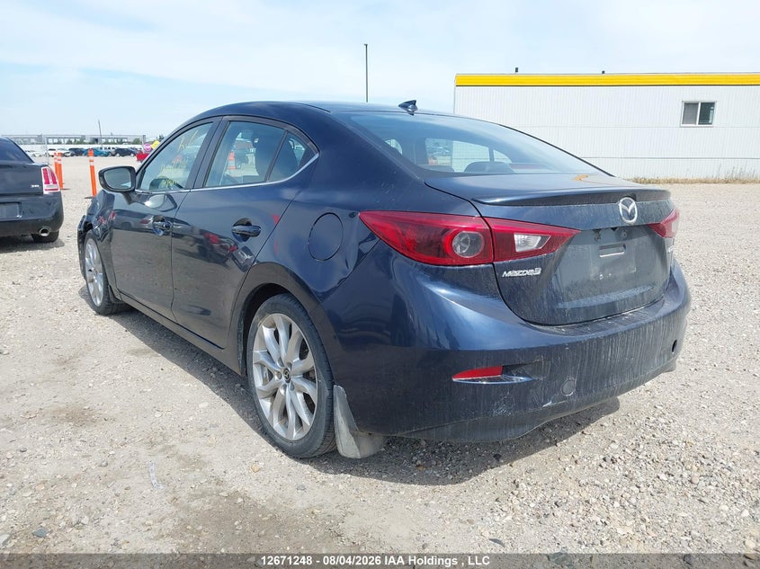 Vin: jm1bm1w37f1273895, lot: 3077638, mazda 3 grand touring 20153