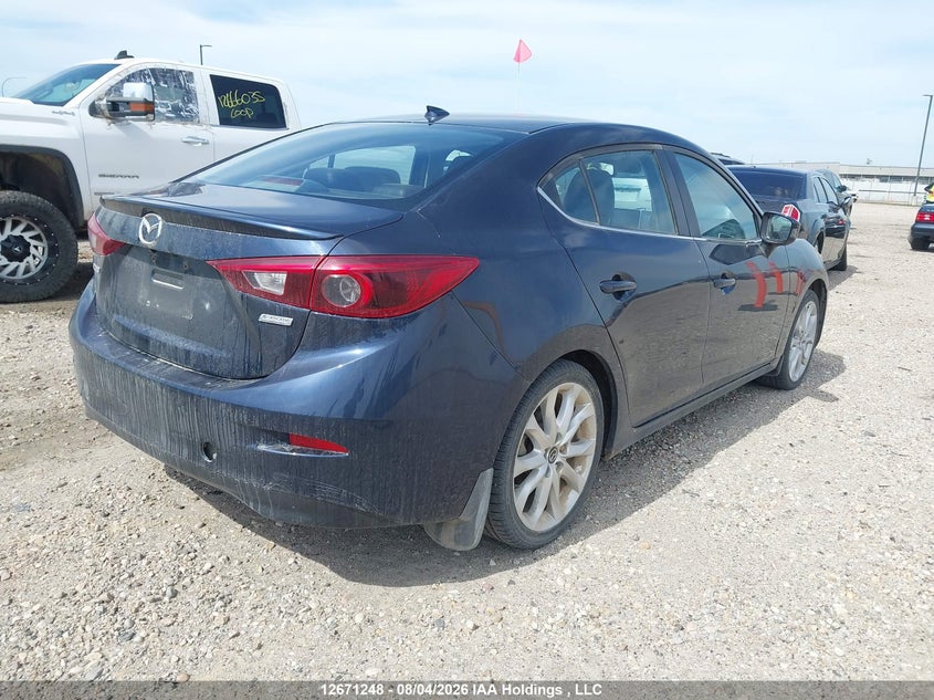 Vin: jm1bm1w37f1273895, lot: 3077638, mazda 3 grand touring 20154