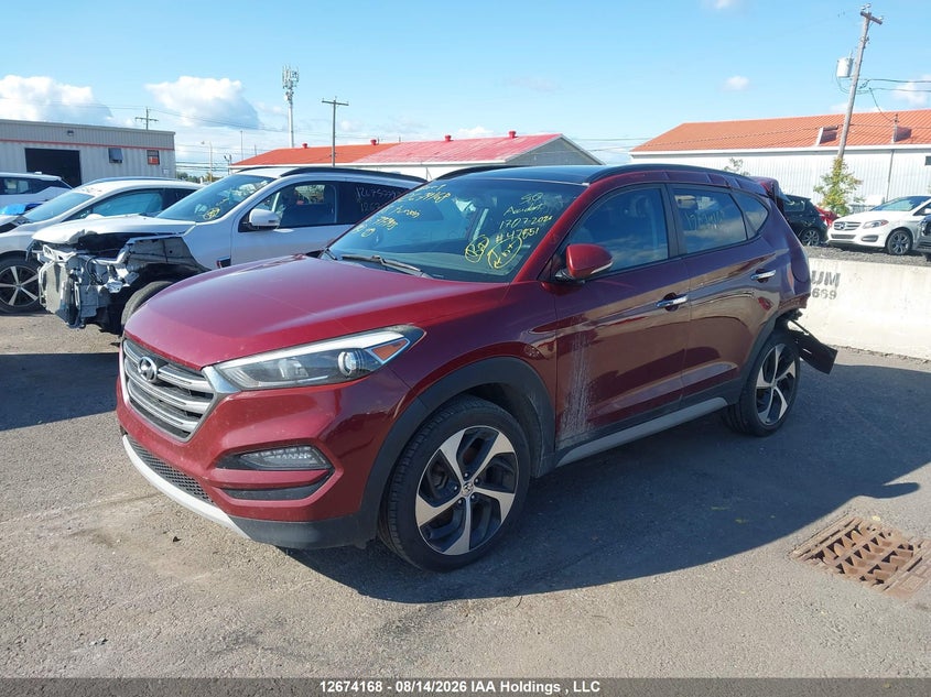 2018 Hyundai Tucson, Удар сзади, IAAI, VIN KM8J3CA22JU797905 — фото 2