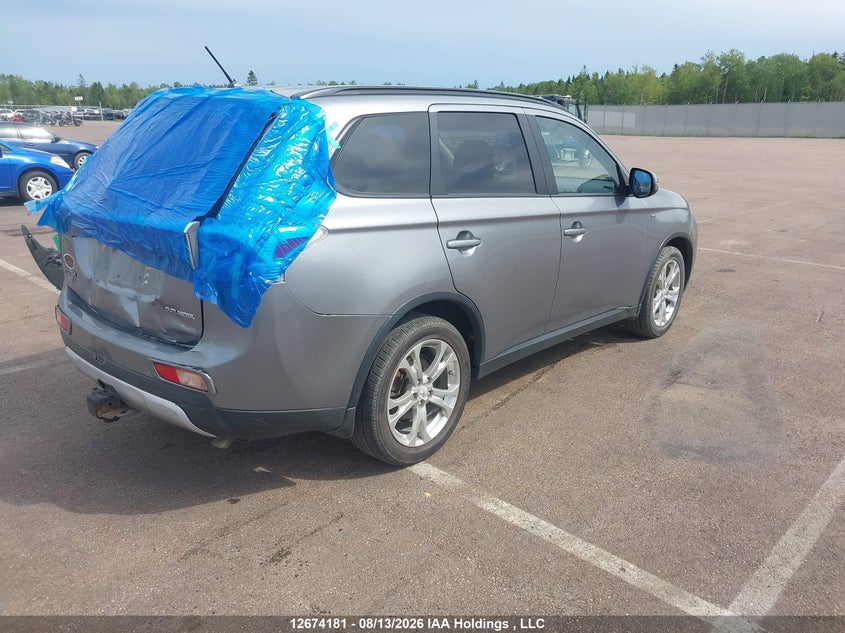 Vin: ja4jz3ax7fz603047, lot: 3077688, mitsubishi outlander se 20154