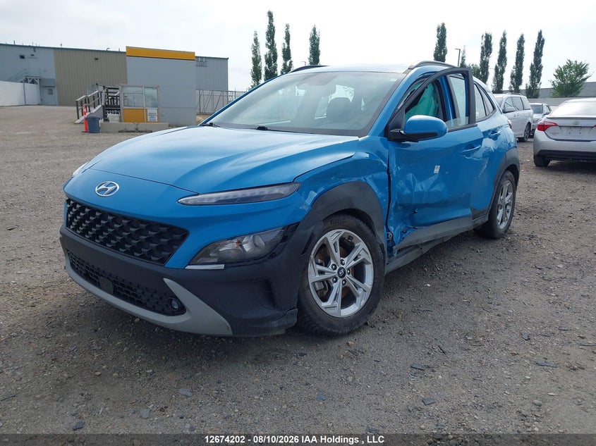 2022 Hyundai Kona, Лівий бік, IAAI, VIN KM8K6CAB3NU876548 — фото 2