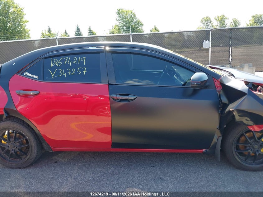 2015 TOYOTA COROLLA SEDAN 1.8L I-4 DOHC, VVT, 132HP